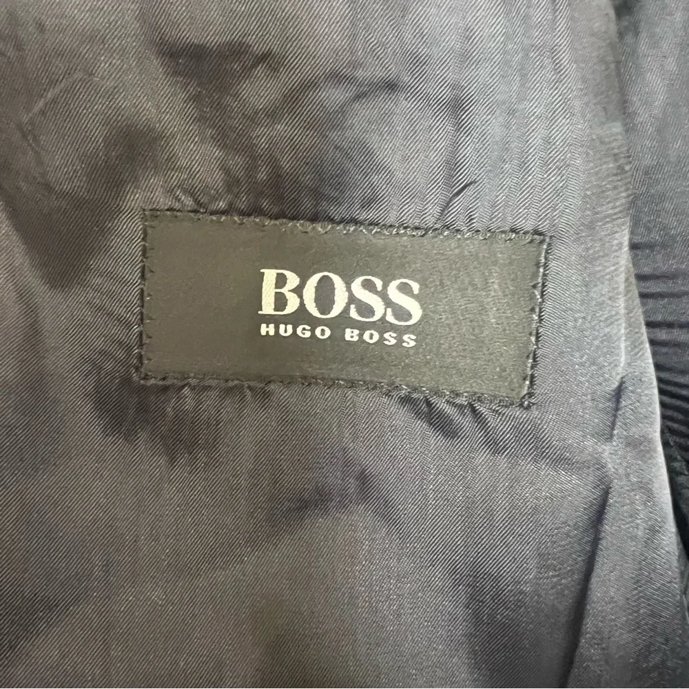 Loro Piana Hugo Boss Cashmere Blazer Jacket Sports Coat Black USA Made Sz 40